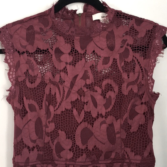 Lace overlay cocktail dress - Picture 6 of 7